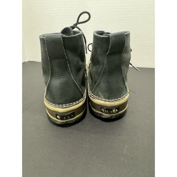 Sorel Out N About Womens Sz 9.5 #NL2133-010 Waterproof Ankle Duck Boots Grey Tan - Picture 5 of 9